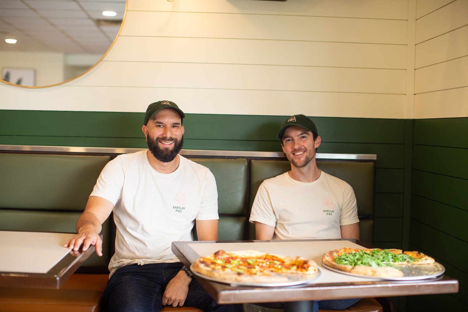 Barclay Pies founders TJ Hunton and Daniel Romero at the shop